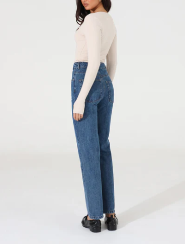 Beige long sleeve top